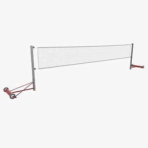 3D badminton net model