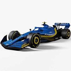 F1 2022 Ukrainian Livery Template