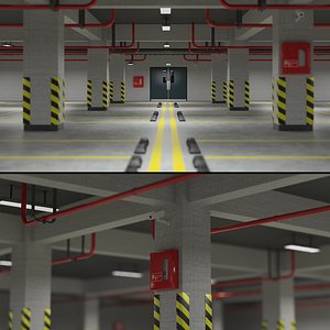 Underground Parking 3D model