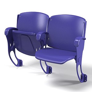 stadium arena chair 3d fbx