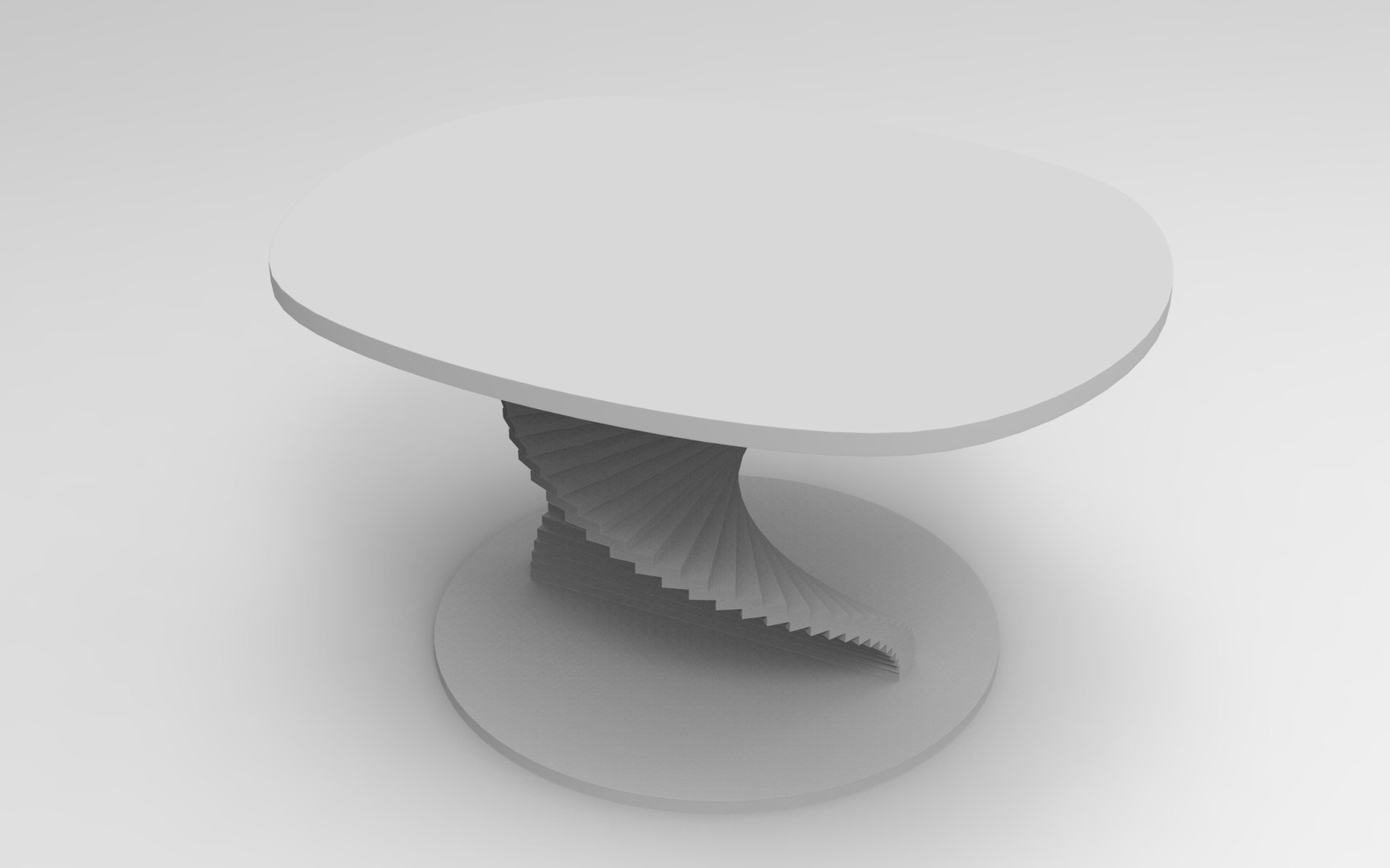 Roll Side Table 3D Model - TurboSquid 2070353