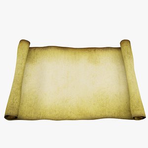 scroll 3d model