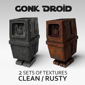 Gonk Droid 3D model