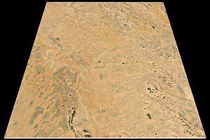 Mecca Red Sea n22 e43 topography Saudi Arabian 3D model