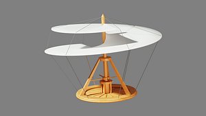 3D Leonardo Da Vinci Helicopter