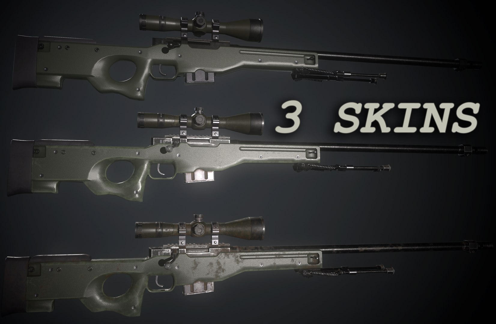 3d l96a1 awp model