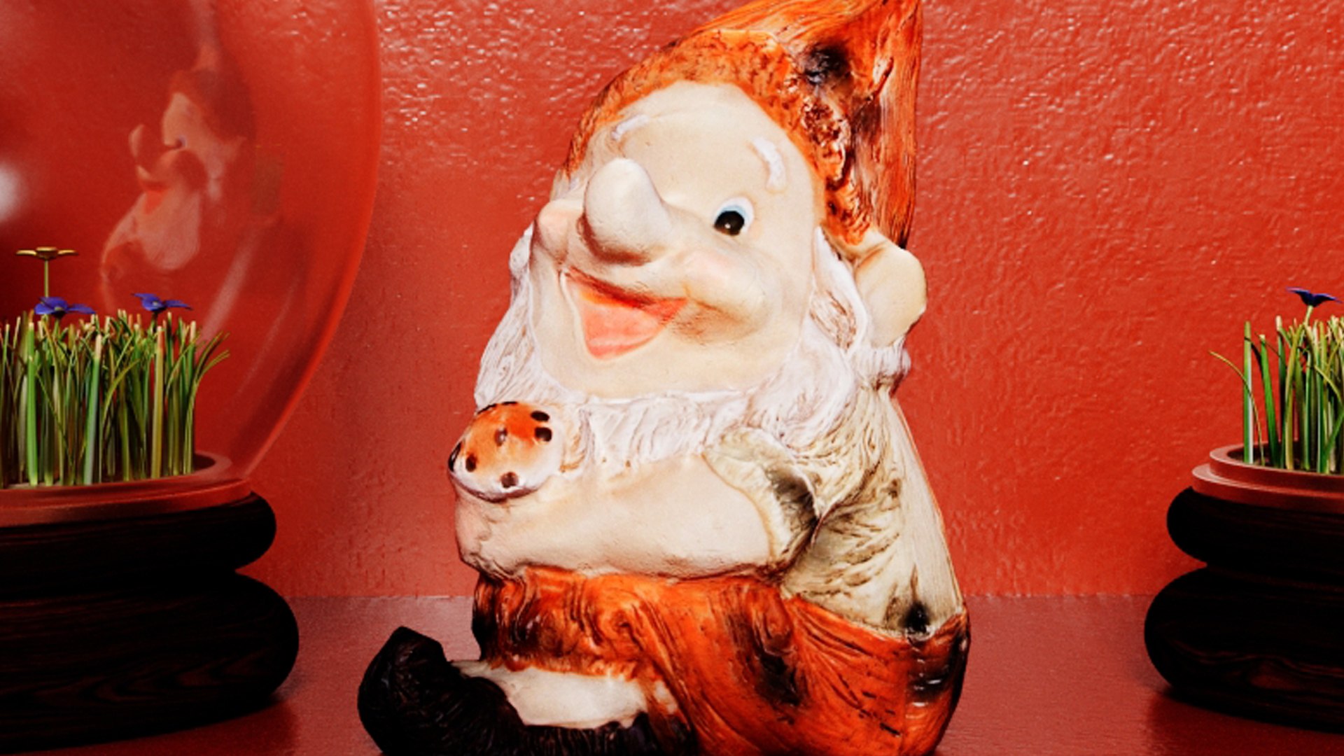 Autumn Forest Gnome Snow Globe