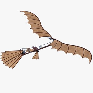 Rigged Da Vinci Inspired Flying Machine