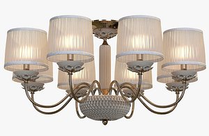 3D chandelier crystal