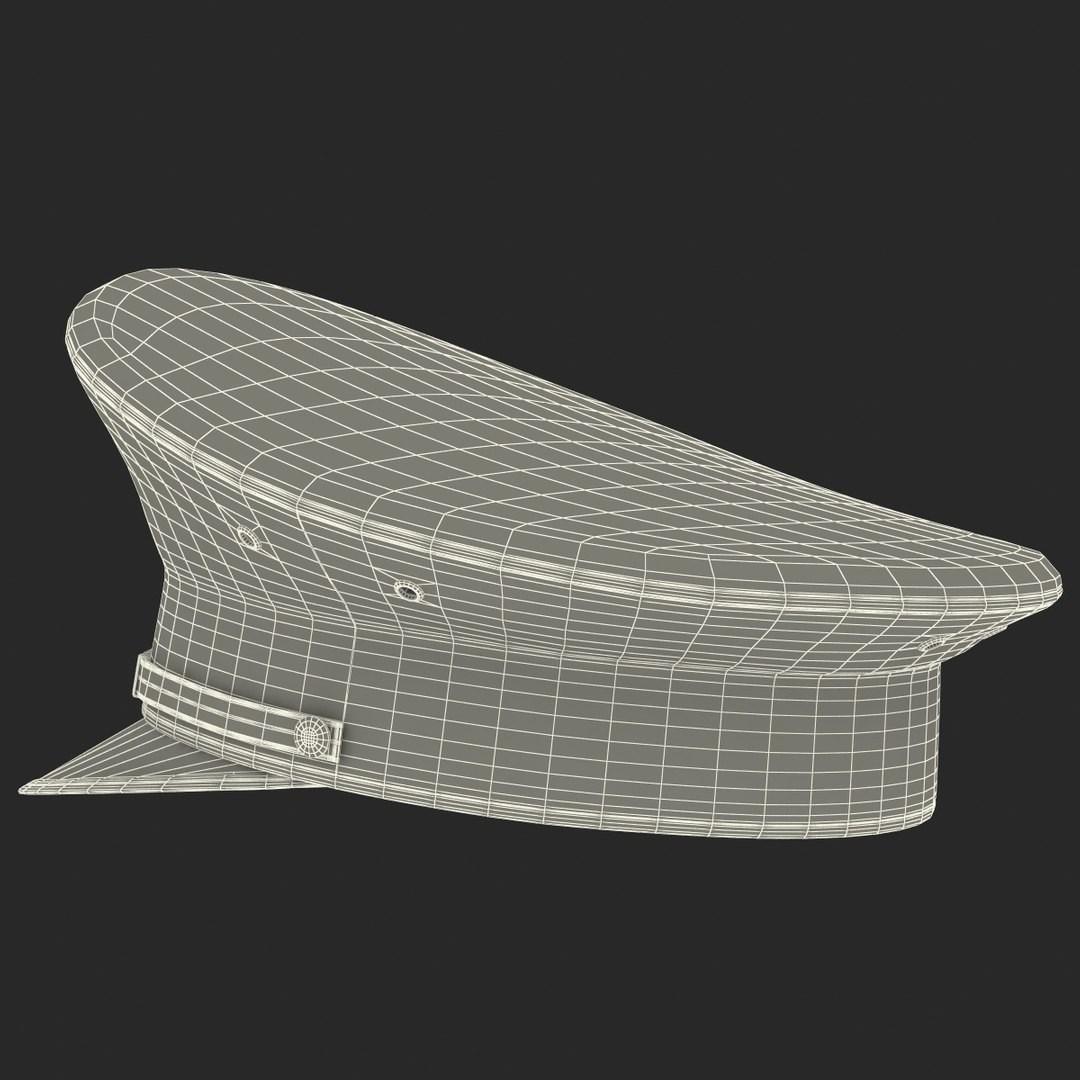 police cap 4 modeled max