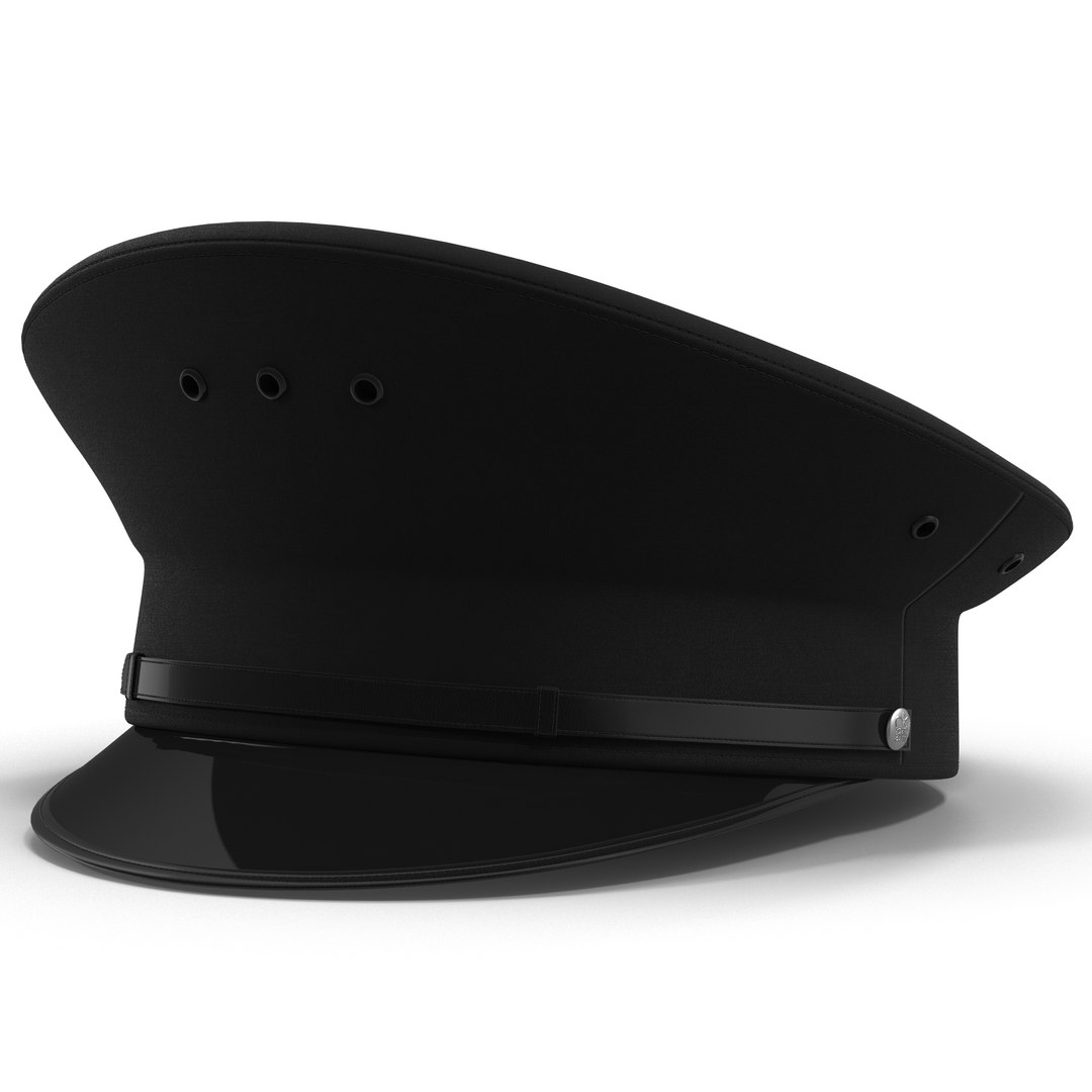 Police Cap 4 3D Model 3D model preview