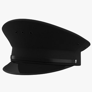 Police Cap 4 3D Model