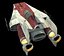 Jogo Pronto Star Wars RZ-1 interceptador A-wing St