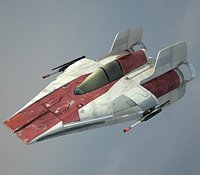 Game Ready Star Wars RZ-1 A-wing interceptor Starfighter