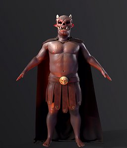 3D model Hell Army Commander Character