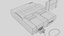 3D SNES Super Nintendo Entertainment System model
