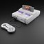 3D SNES Super Nintendo Entertainment System model