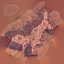 3D model sandstone butte 15