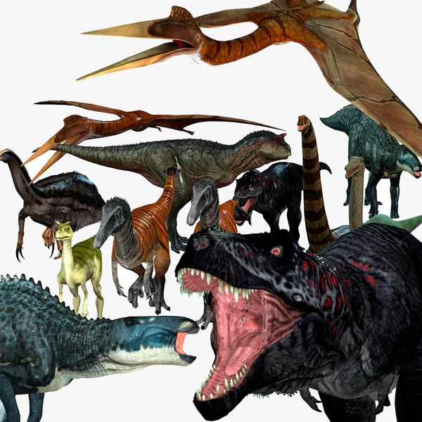 Dinosaurs Animated Mega Pack 3D model