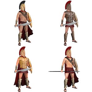 Spartans PACK Rigged