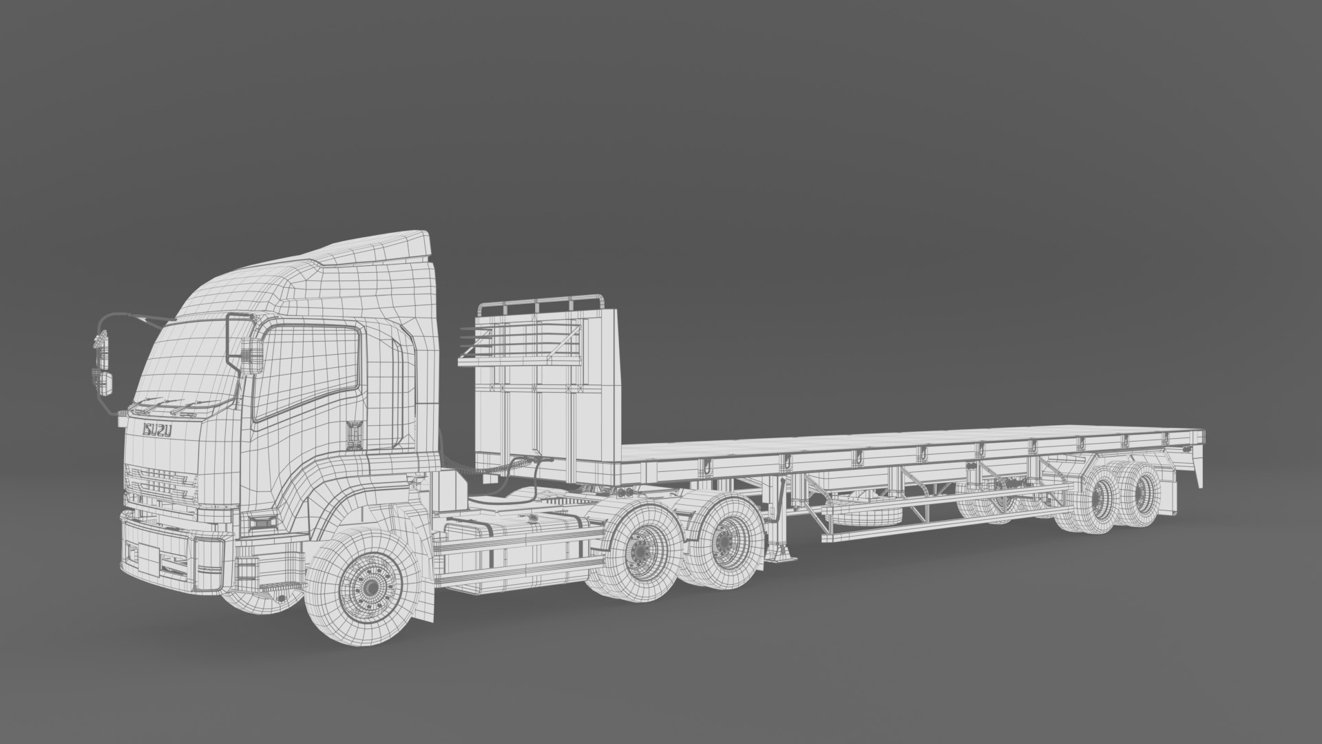 3D model ISUZU DECA GXZ 360 10 wheel tractor https://p.turbosquid.com/ts-thumb/7H/1cTBJR/i5/wireframe_01_sub00/jpg/1715610860/1920x1080/fit_q87/b63f20c266699166025c3943a00f9eeb556a490c/wireframe_01_sub00.jpg