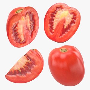 3D Roma Tomato Collection model