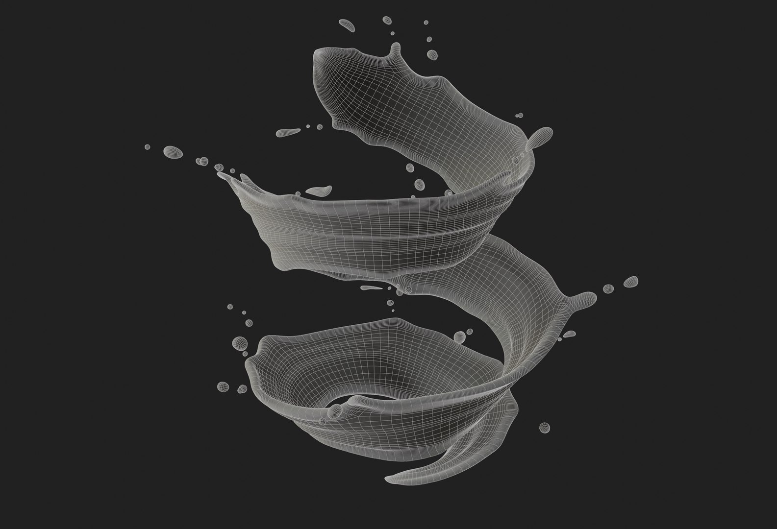 Chocolate Splash Spiral 3D https://p.turbosquid.com/ts-thumb/7H/4uL6RP/bq/splash7wireframe_05/jpg/1750165036/1920x1080/fit_q87/4bf054407d044f72a1093a25e0a4f4ef346f6b7b/splash7wireframe_05.jpg