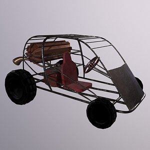Buggy Car 3D Modelling model