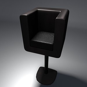 free blend model simple leather chair