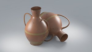 Antique Pottery 7 3D model