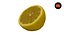Half a Lemon - Extreme Definition 3D Scanned