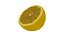 Half a Lemon - Extreme Definition 3D Scanned