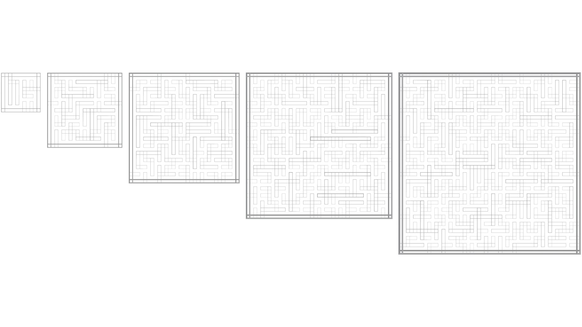Smart Mazes Collection 11x11 To 51x51 3D Model - TurboSquid 1746022