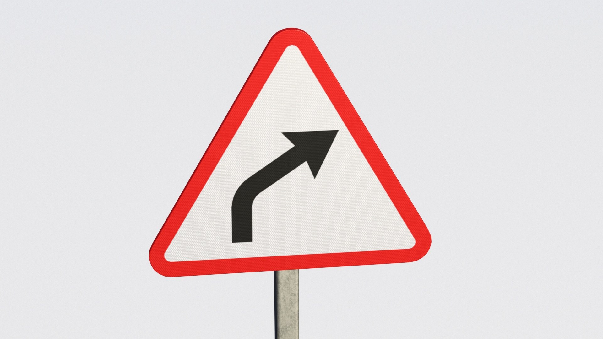 3D Right Curve Road Sign Model TurboSquid 2109505 3d-right-curve-road-sign-model-turbosquid-2109505
