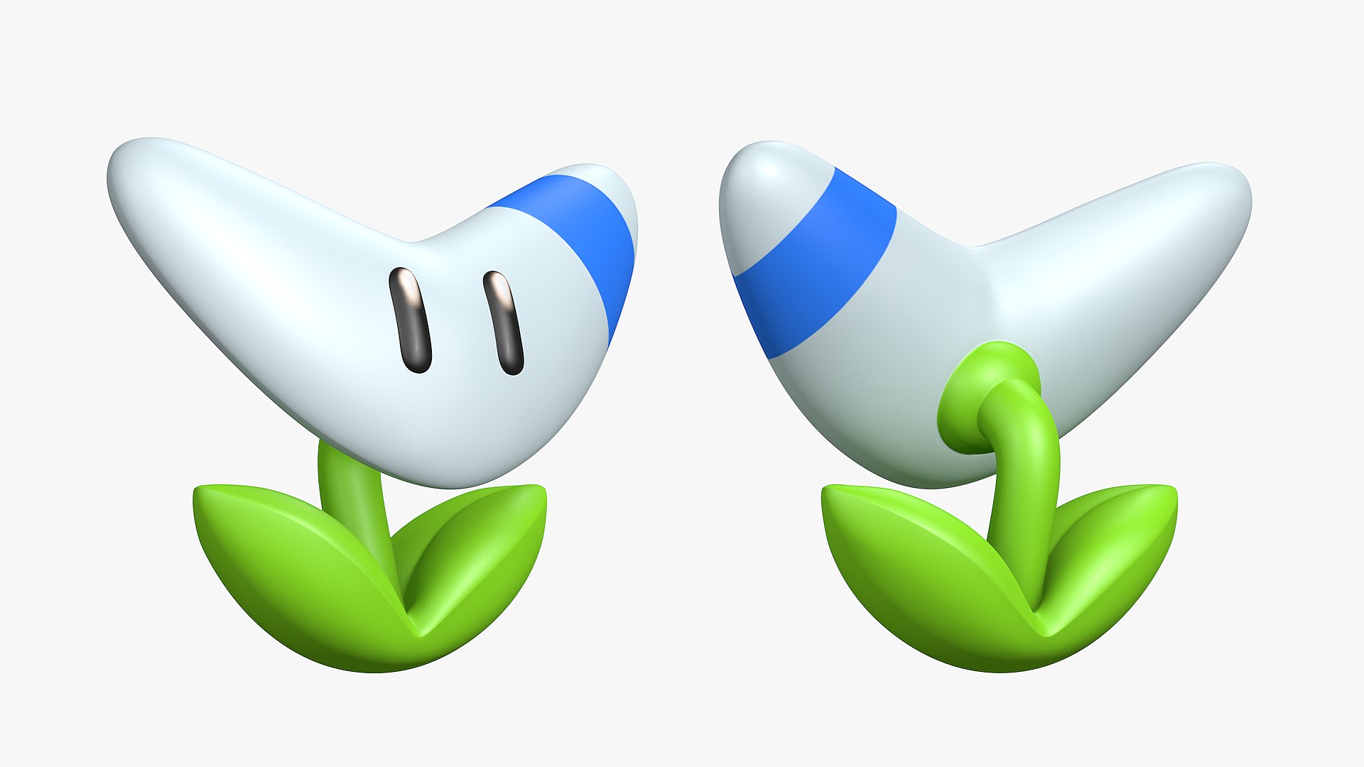 3D Super Mario Boomerang Flower TurboSquid 2057019