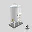 Chemical storage cylinder