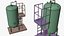Chemical storage cylinder