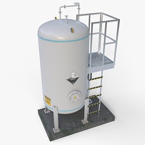 Chemical storage cylinder 3D