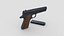 Pistola M1911 PBR de baja poli