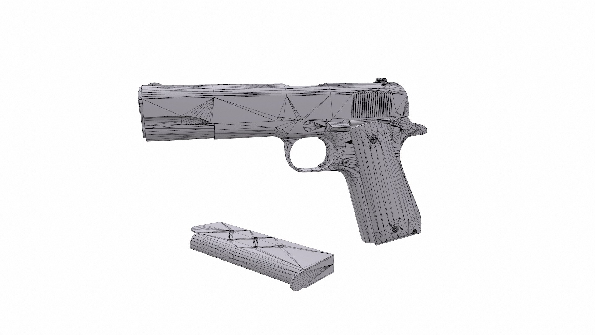 3D M1911 Pistol Low-poly PBR https://p.turbosquid.com/ts-thumb/7H/WDvzUR/a5/w1/png/1664679565/1920x1080/fit_q87/c1adc537872c2ad7a918864b261d3be28dba8f66/w1.jpg