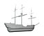 Galleon BattleShip Low-poly 3D model