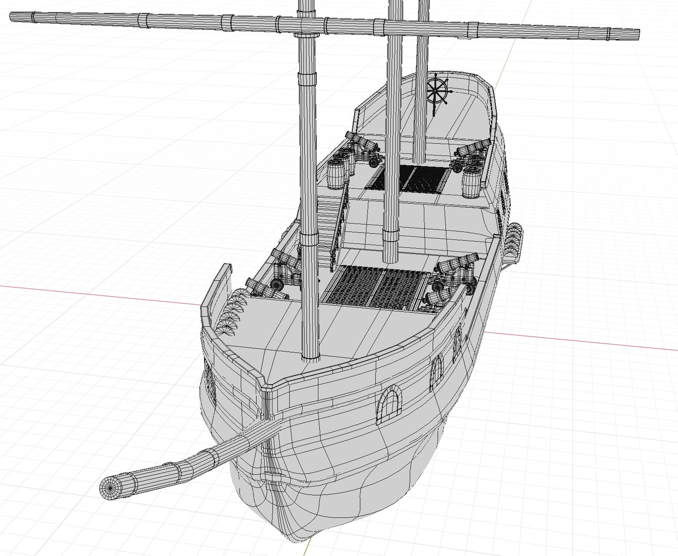 galleon ship 3D model https://p.turbosquid.com/ts-thumb/7H/WlIWt8/o4HjopRK/wire3/jpg/1574630911/1920x1080/fit_q87/07426cc8327133ee60ee8bdac59df79eb4d1aa70/wire3.jpg