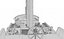 Galleon BattleShip Low-poly 3D model