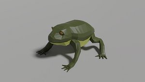 Low-poly Toad 3D