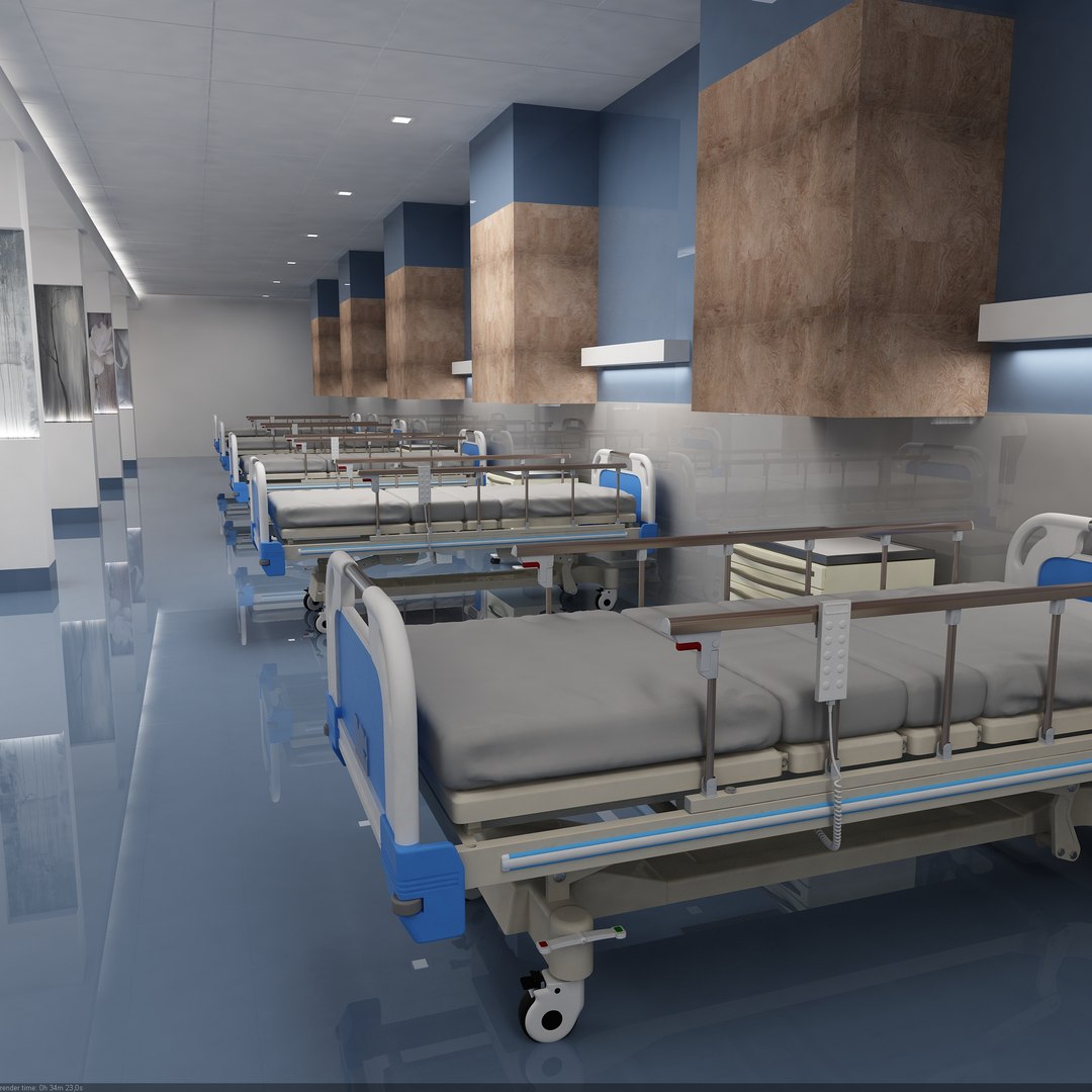 3D Hospital Room 3D Model - TurboSquid 1973077