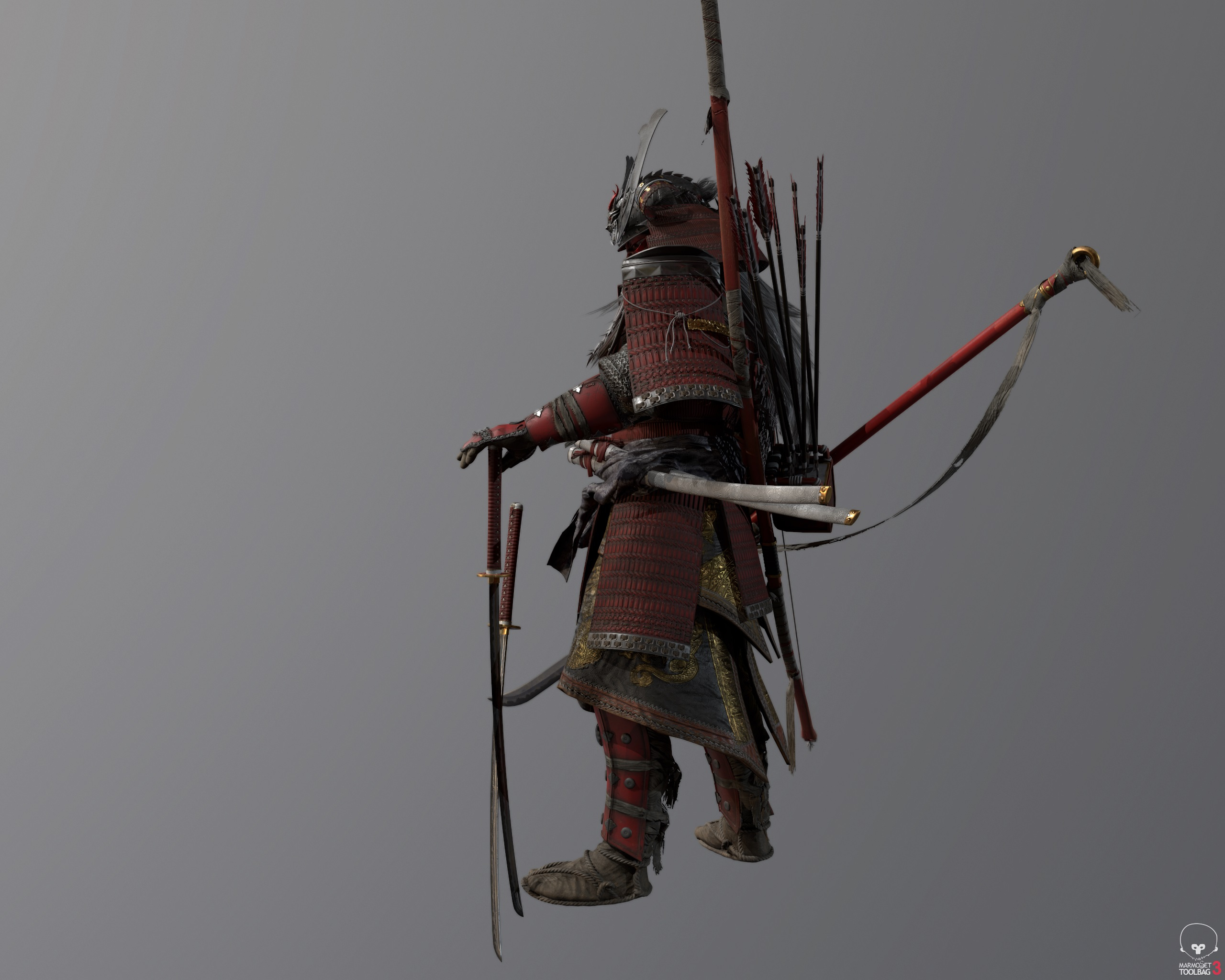 3D Samurai Armor Bundles Model - TurboSquid 1318247