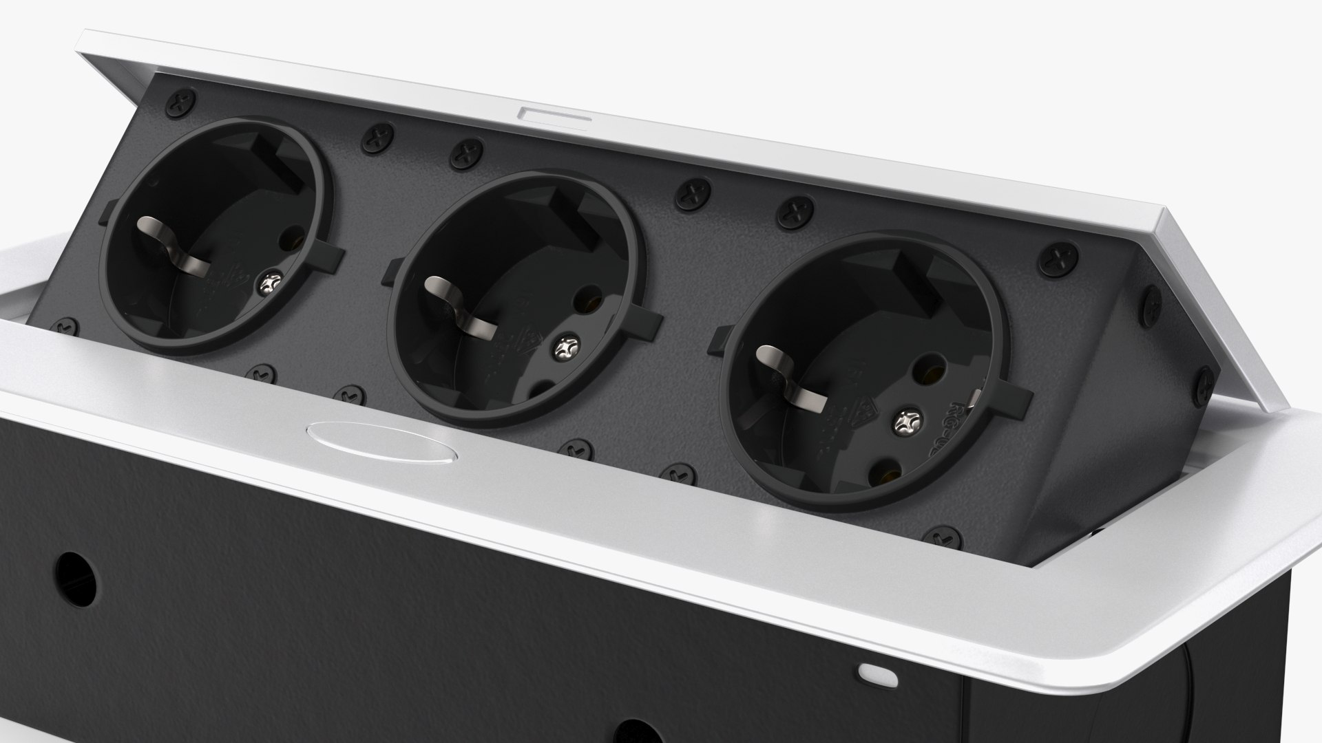 3D Damped Outlet Socket Three Plug Grey https://p.turbosquid.com/ts-thumb/7H/iKSAJT/78/dampedoutletsocketthreepluggreymb3dmodel010/jpg/1654281329/1920x1080/fit_q87/00b21b820426ee54fc8ba97c98ba7129ecd296f8/dampedoutletsocketthreepluggreymb3dmodel010.jpg