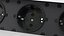 Damped Outlet Socket Three Plug Grey