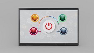 Touch Display  OPS - VRay 3D model