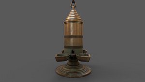 Hanging oil lamp